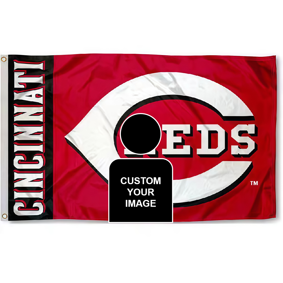 Cincinnati Reds Flag Custom Image