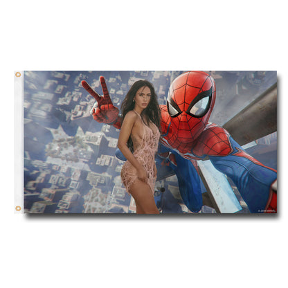 Spiderman Flag Custom Image
