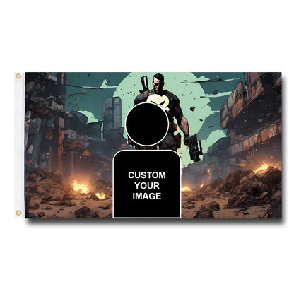 Punisher Flag Custom Image
