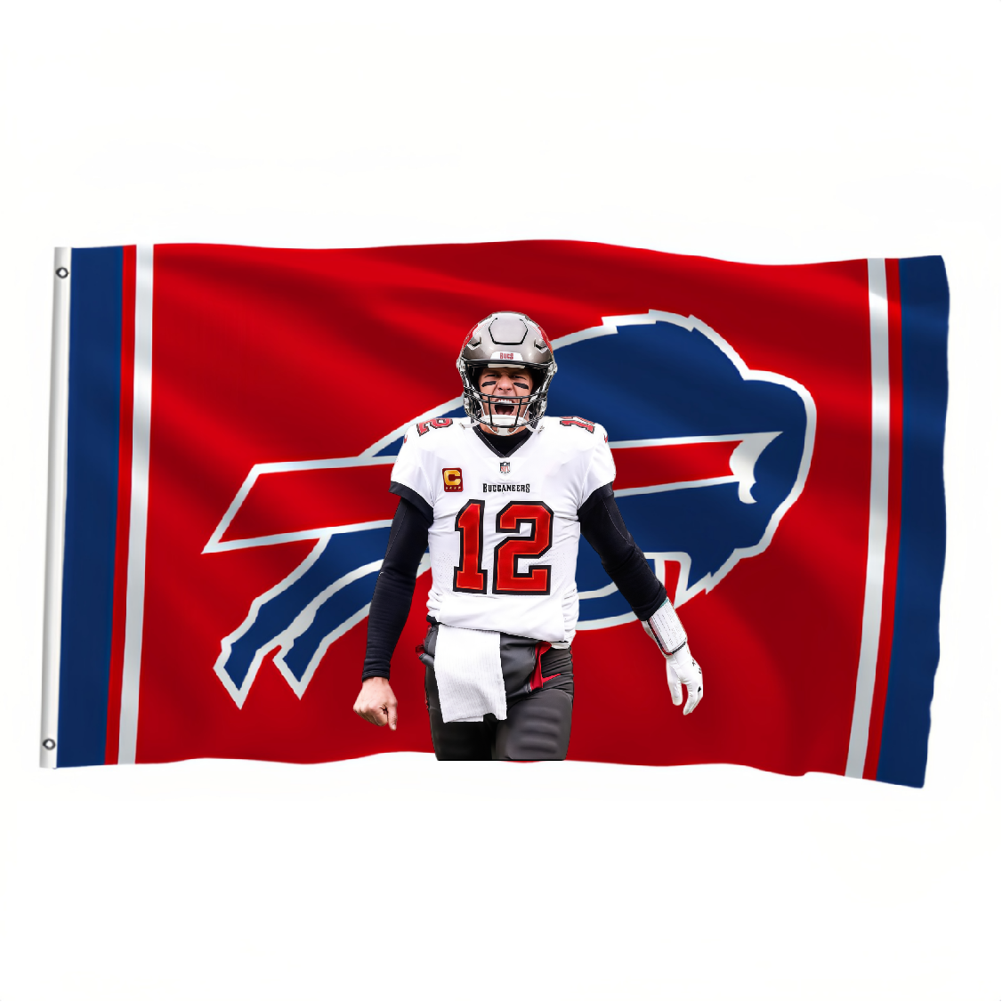 Buffalo Bills Flag Custom Image