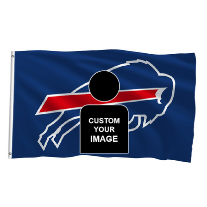Buffalo Bills Flag Custom Image