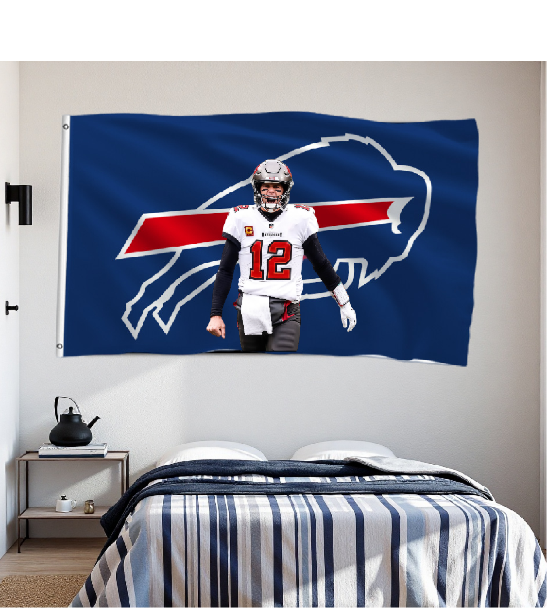 Buffalo Bills Flag Custom Image