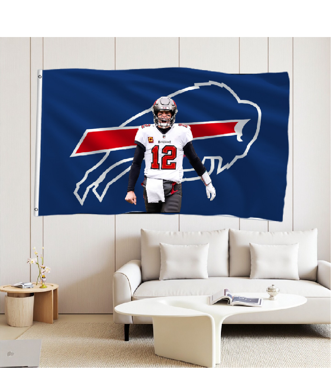 Buffalo Bills Flag Custom Image