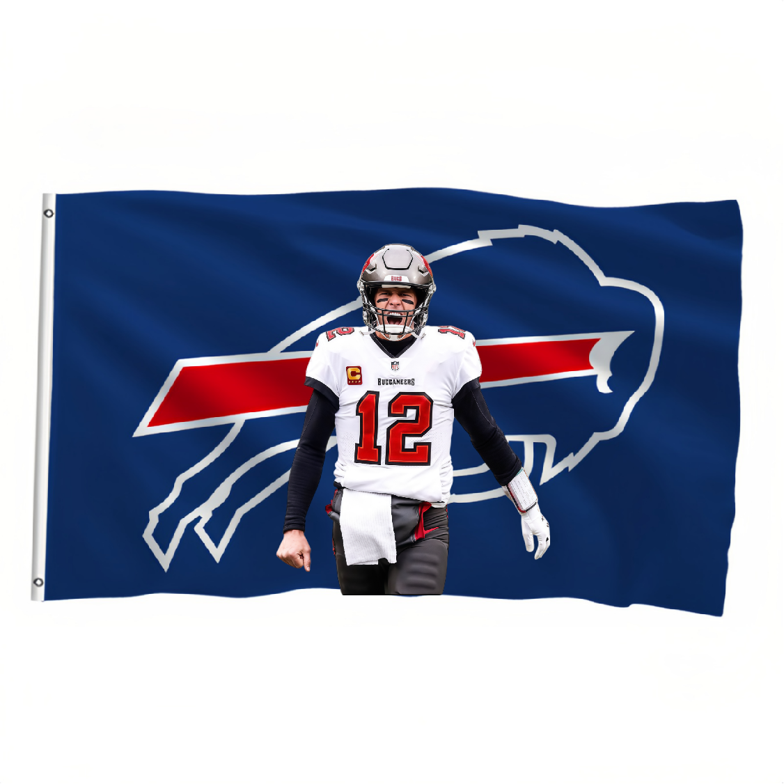 Buffalo Bills Flag Custom Image