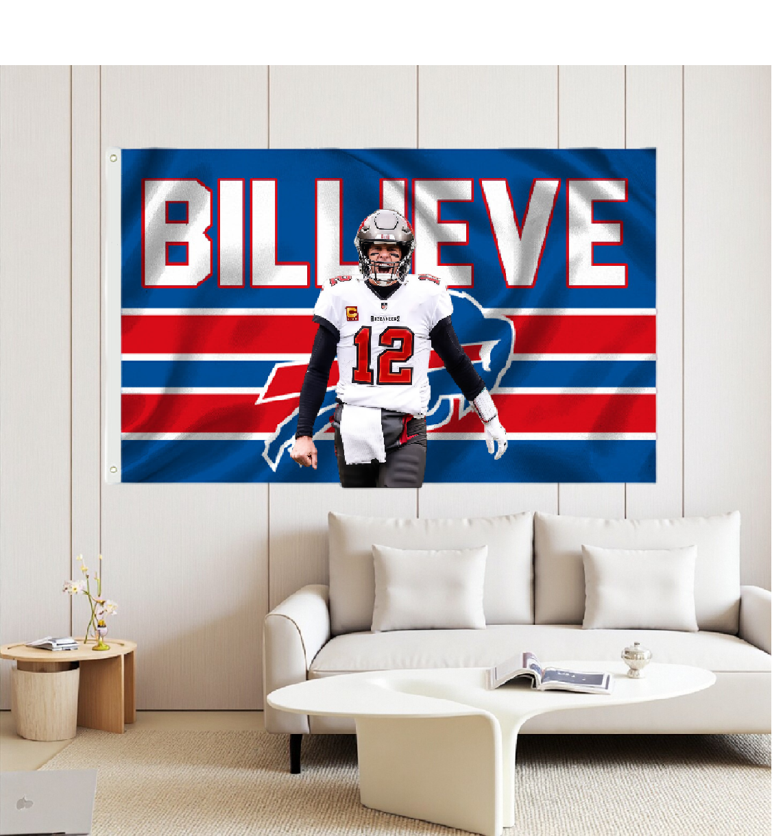 Buffalo Bills Flag Custom Image