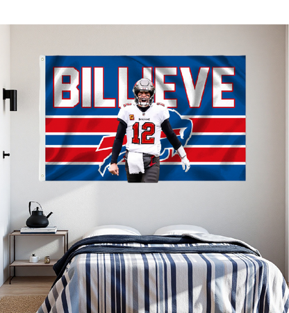 Buffalo Bills Flag Custom Image