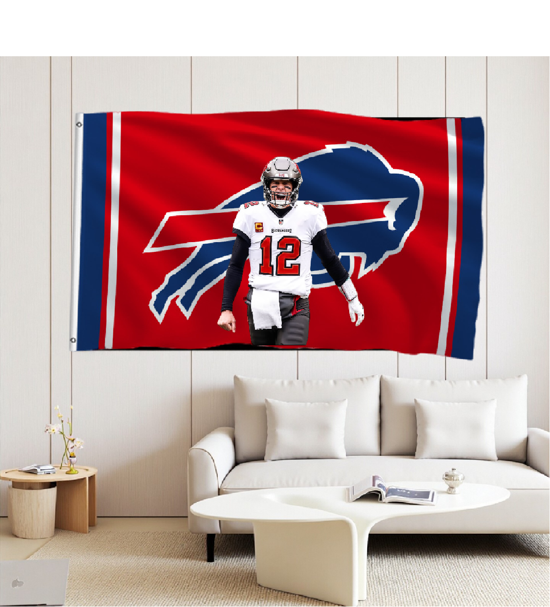 Buffalo Bills Flag Custom Image