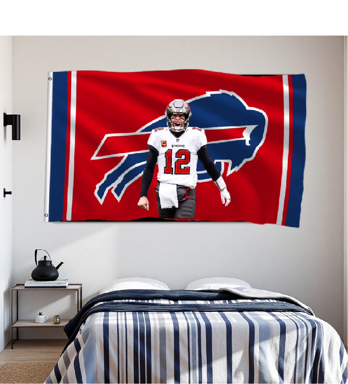 Buffalo Bills Flag Custom Image