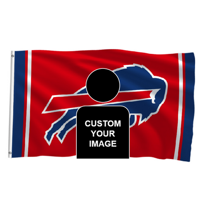 Buffalo Bills Flag Custom Image