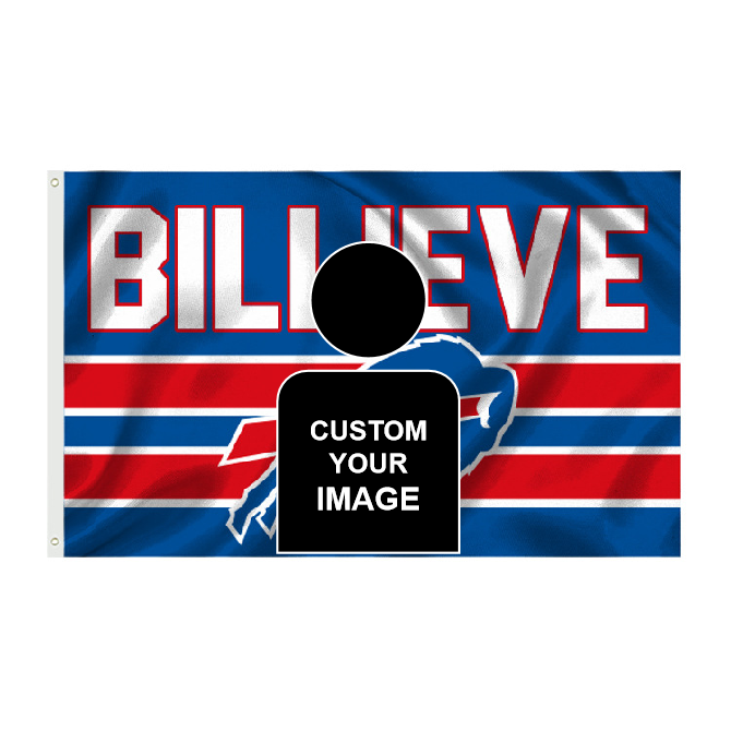 Buffalo Bills Flag Custom Image
