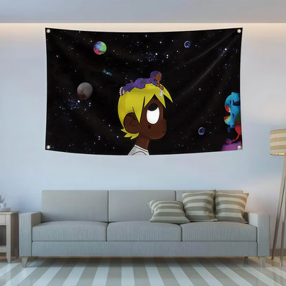 Luv Flag Tapestry Flag Custom Image