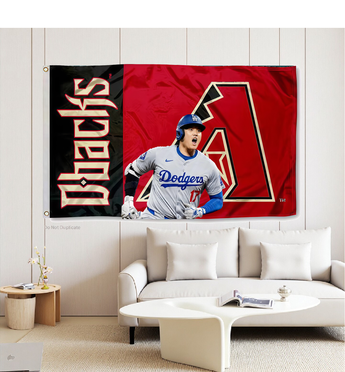 Arizona Diamondbacks Flag Custom Image
