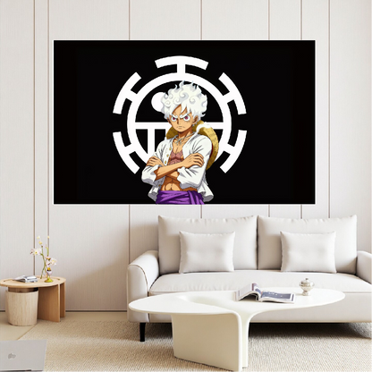 Trafalgar D. Water Law Flag Custom Image