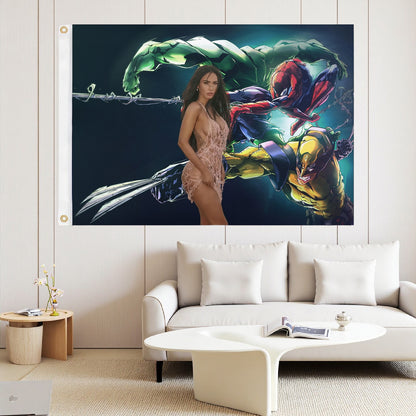 Wolverine Flag Custom Image