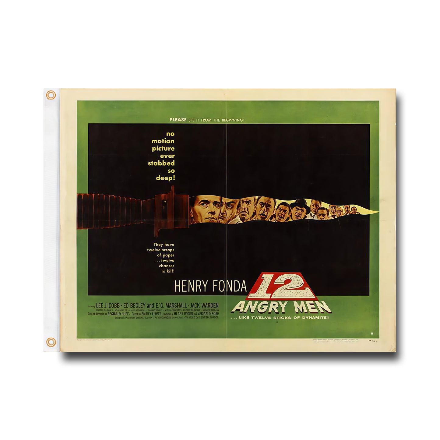 12 Angry Man Flag Custom Image