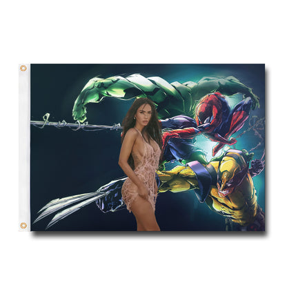 Wolverine Flag Custom Image