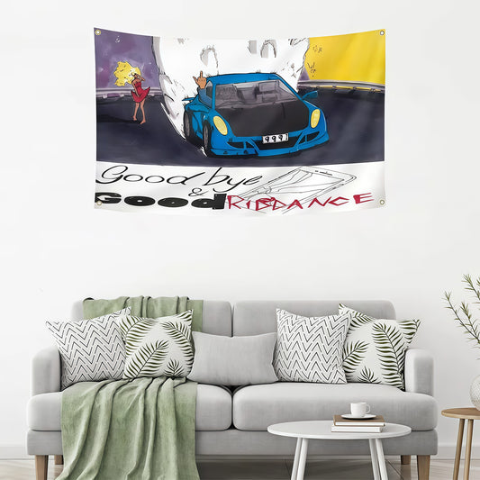 9 Goodbye Hip Hop Flag Custom Image