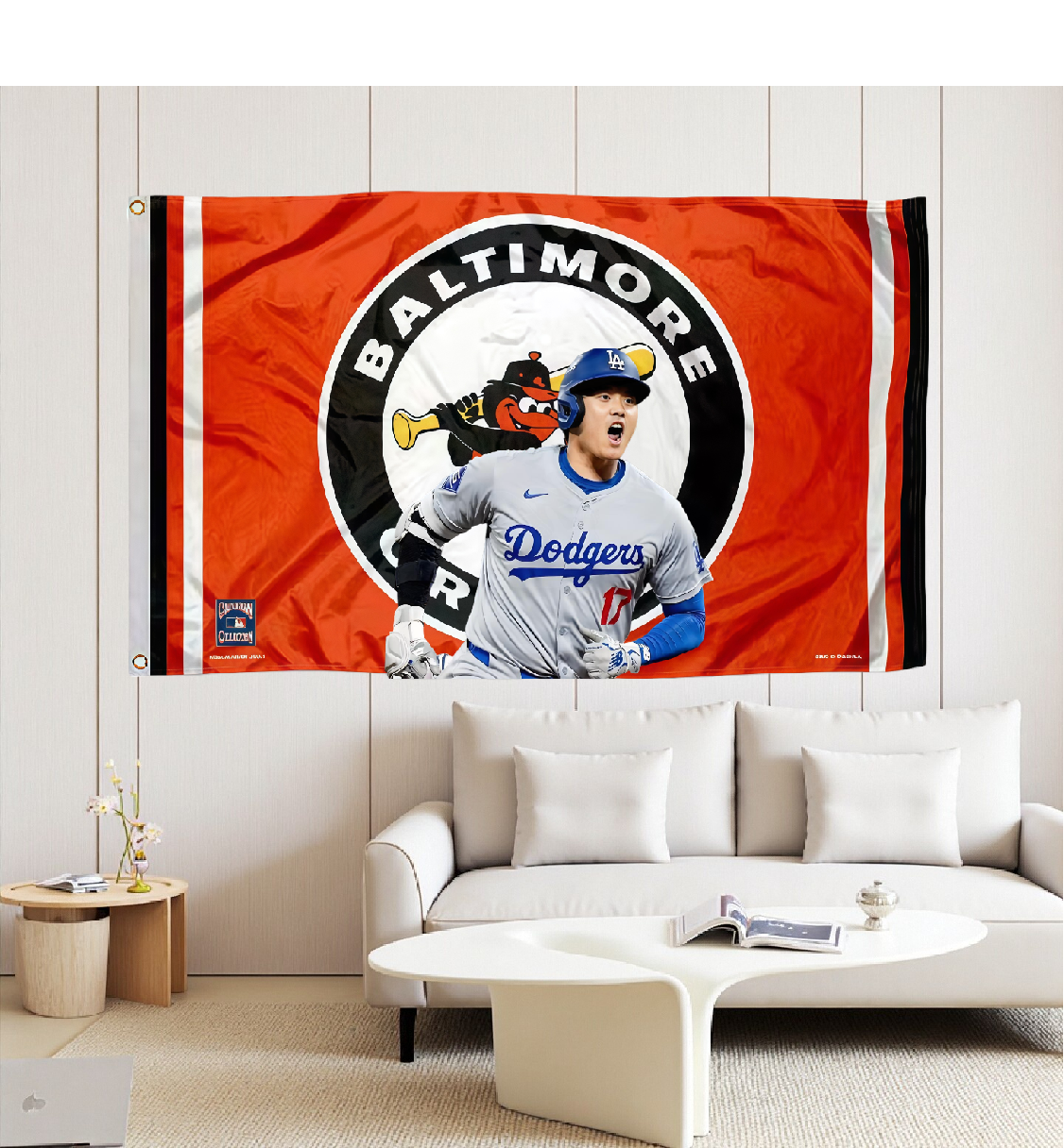 Baltimore Orioles Flag Custom Image