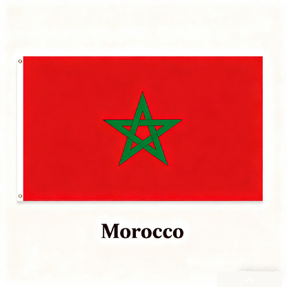 Morocco Flag Custom Image