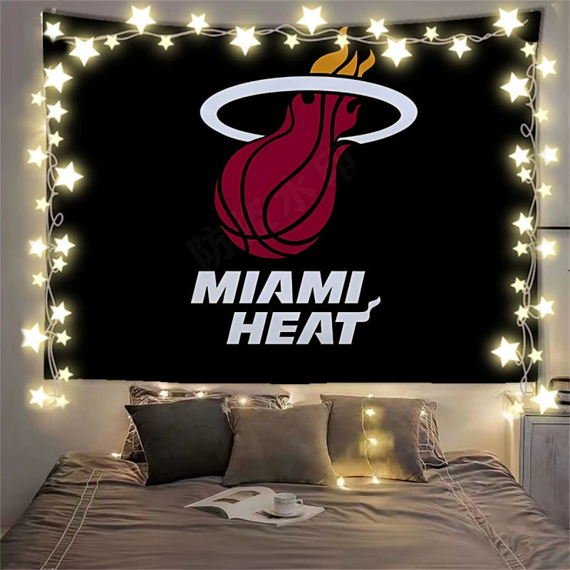 Miami Heat Flag Custom Image