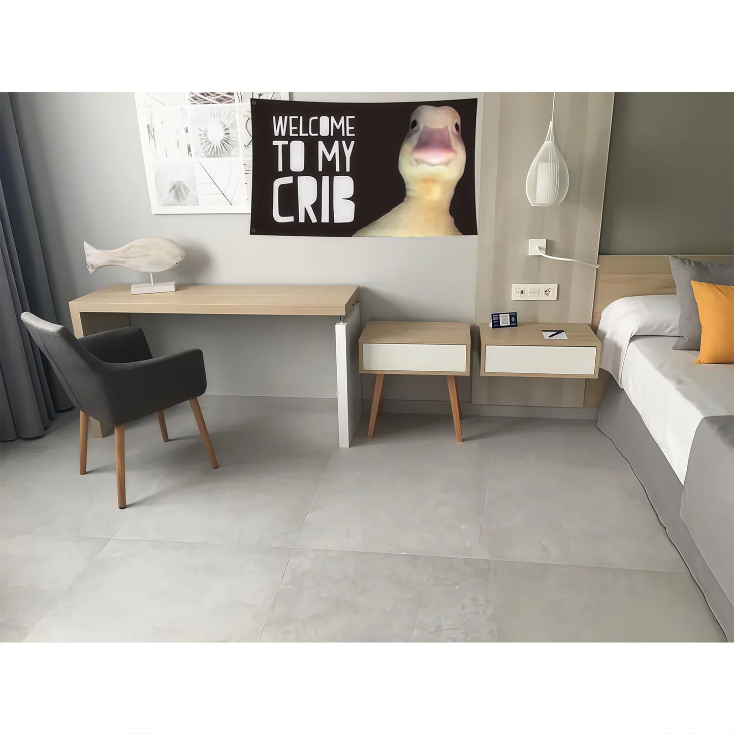 Welcome to My Crib2 Flag Custom Image