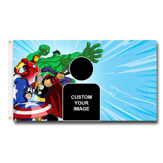 Comic Flag Custom Image