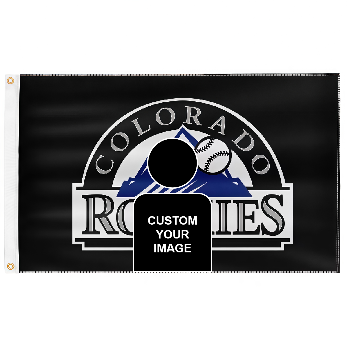 Colorado Rockies Flag Custom Image
