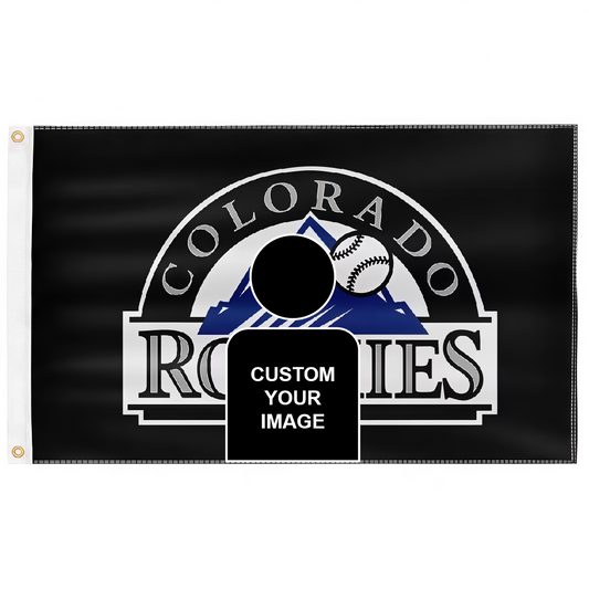 Colorado Rockies Flag Custom Image