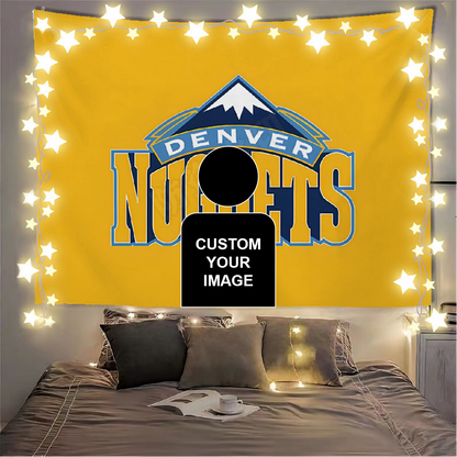 Denver Nuggets Yellow Flag Custom Image