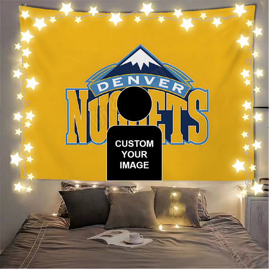 Denver Nuggets Yellow Flag Custom Image