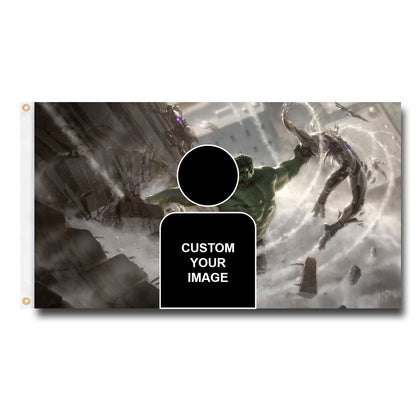 Hulk Flag Custom Image