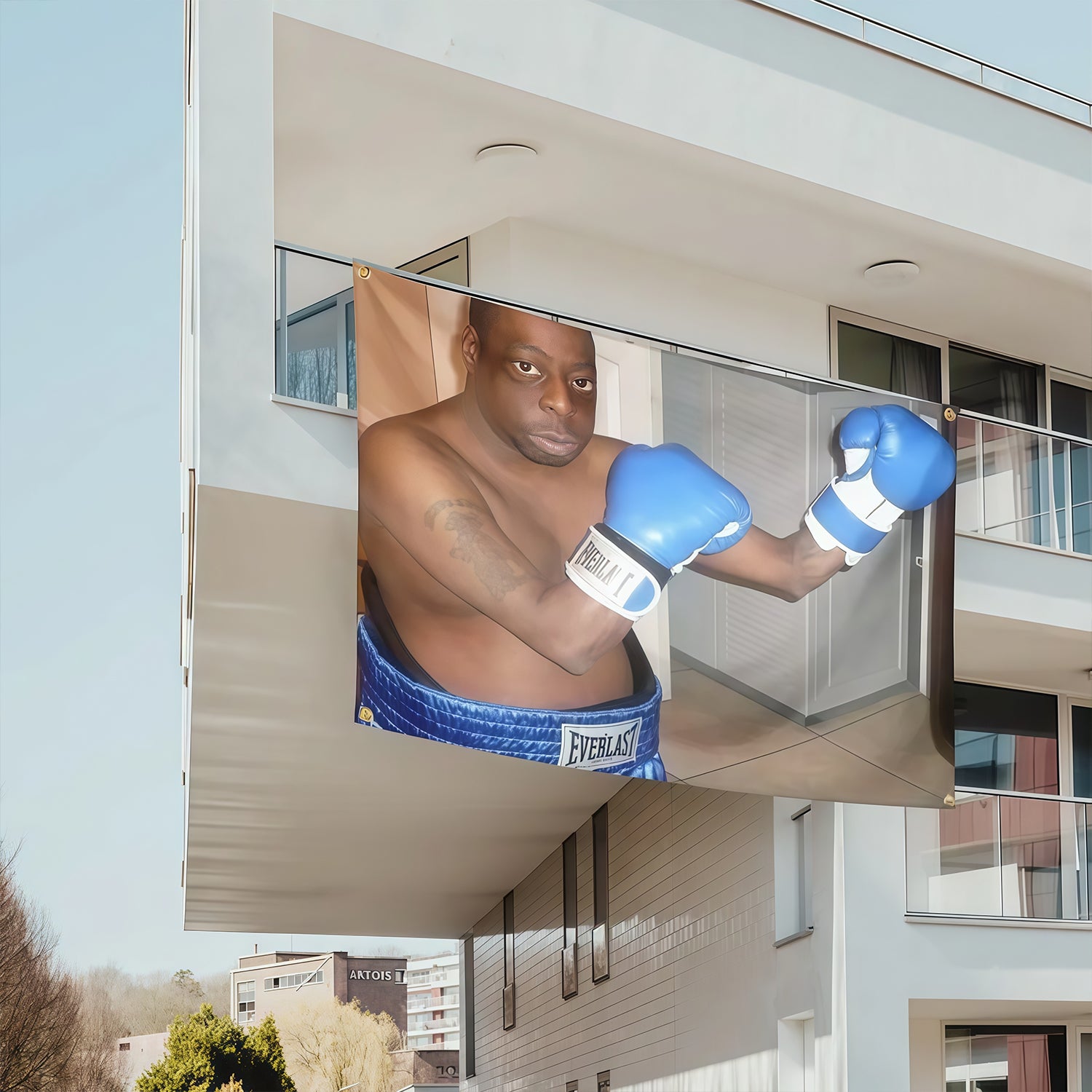 Boxing Green Lester Beetlejuice Flag Custom Image