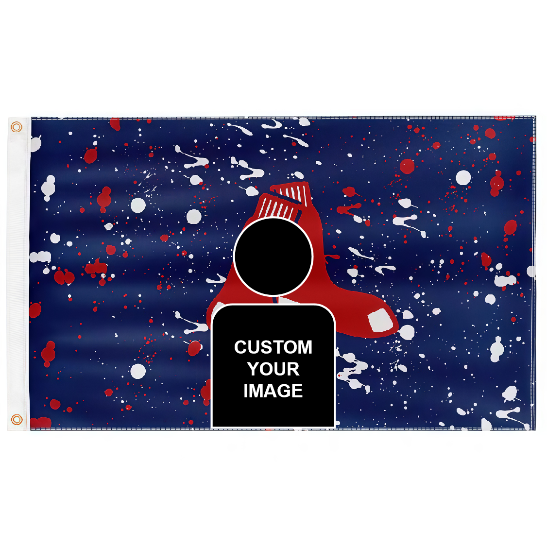 Boston Red Sox Retro Flag Custom Image