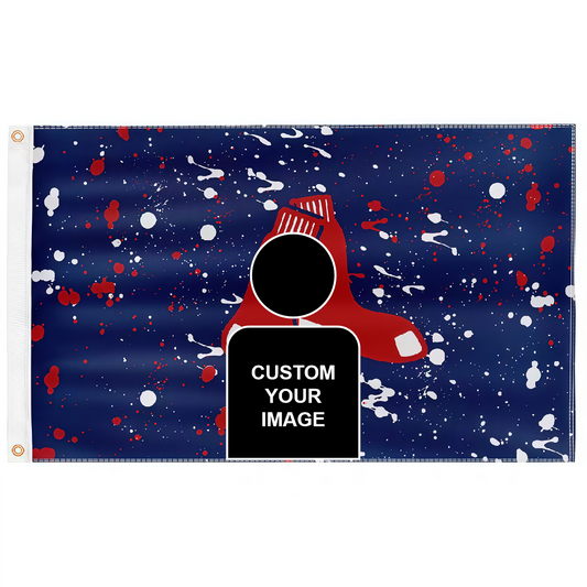 Boston Red Sox Retro Flag Custom Image