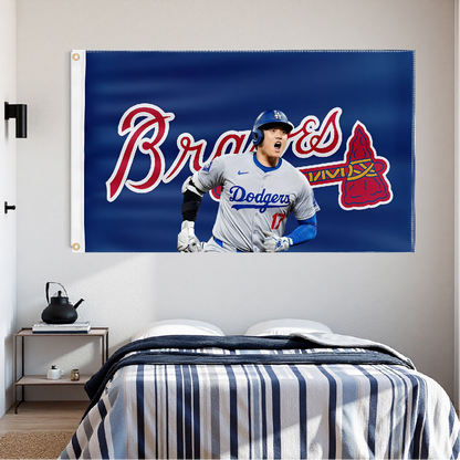 Atlanta Braves Flag Custom Image