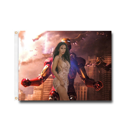 Ironman Flag Custom Image
