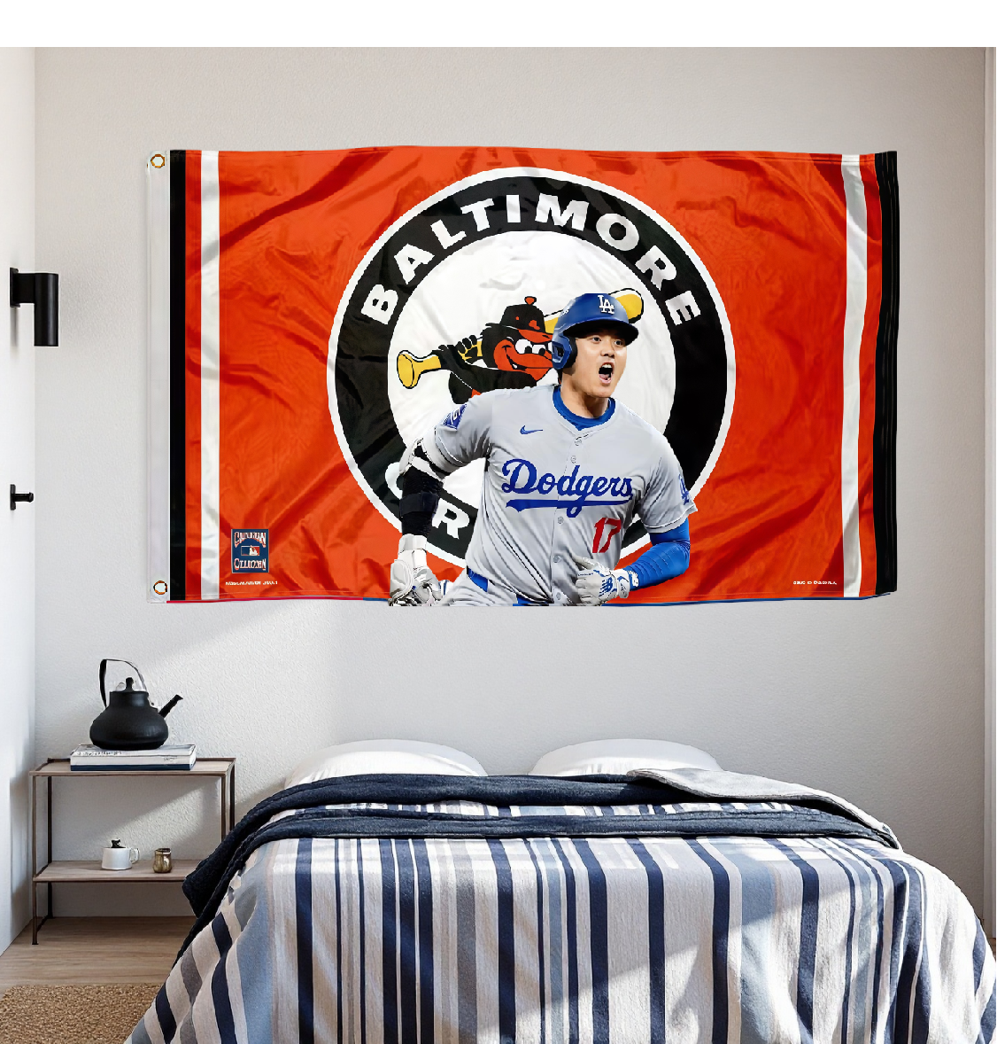 Baltimore Orioles Flag Custom Image