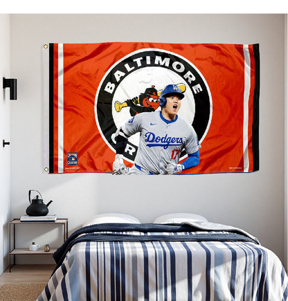 Baltimore Orioles Flag Custom Image