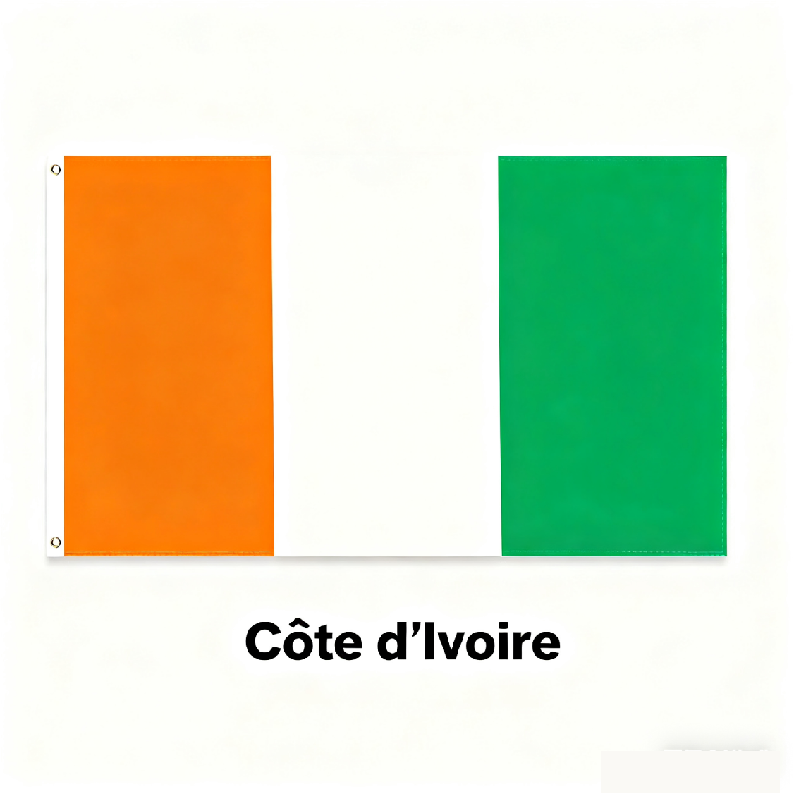 CoteD'Lvoire Flag Custom Image