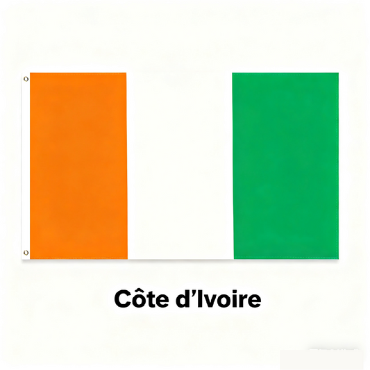 CoteD'Lvoire Flag Custom Image