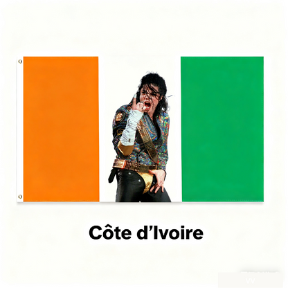 CoteD'Lvoire Flag Custom Image