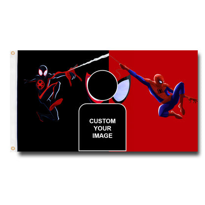 Spiderman Flag Custom Image