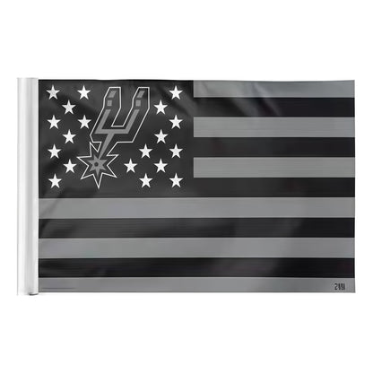 San Antonio Spurs Stripe Flag Custom Image