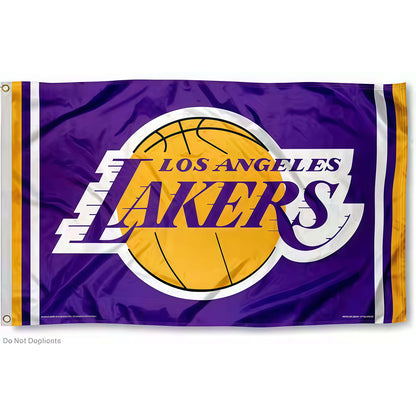 Los Angeles Lakers Classic Flag Custom Image