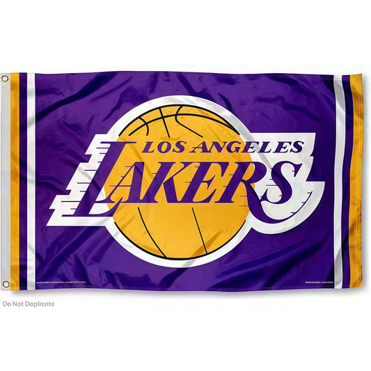 Los Angeles Lakers Classic Flag Custom Image