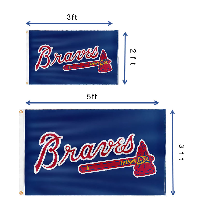 Atlanta Braves Flag Custom Image