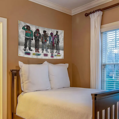 2016 Freshman Cypher rapper Flag Custom Image