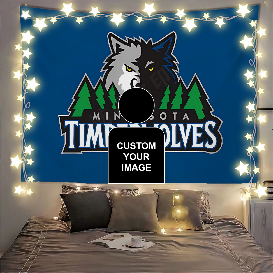 Minnesota Timberwolves Flag Custom Image