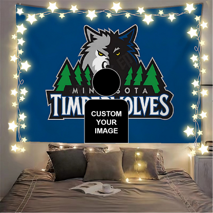 Minnesota Timberwolves Flag Custom Image