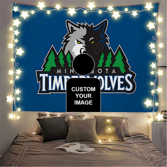 Minnesota Timberwolves Flag Custom Image